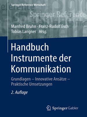 cover image of Handbuch Instrumente der Kommunikation